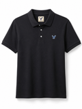 American Eagle Imported Black Polo Shirt